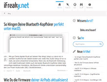 Tablet Screenshot of ifreaky.net